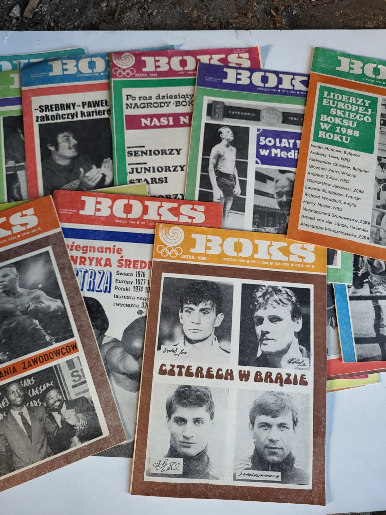 Czasopismo BOKS 1986-89 PRL