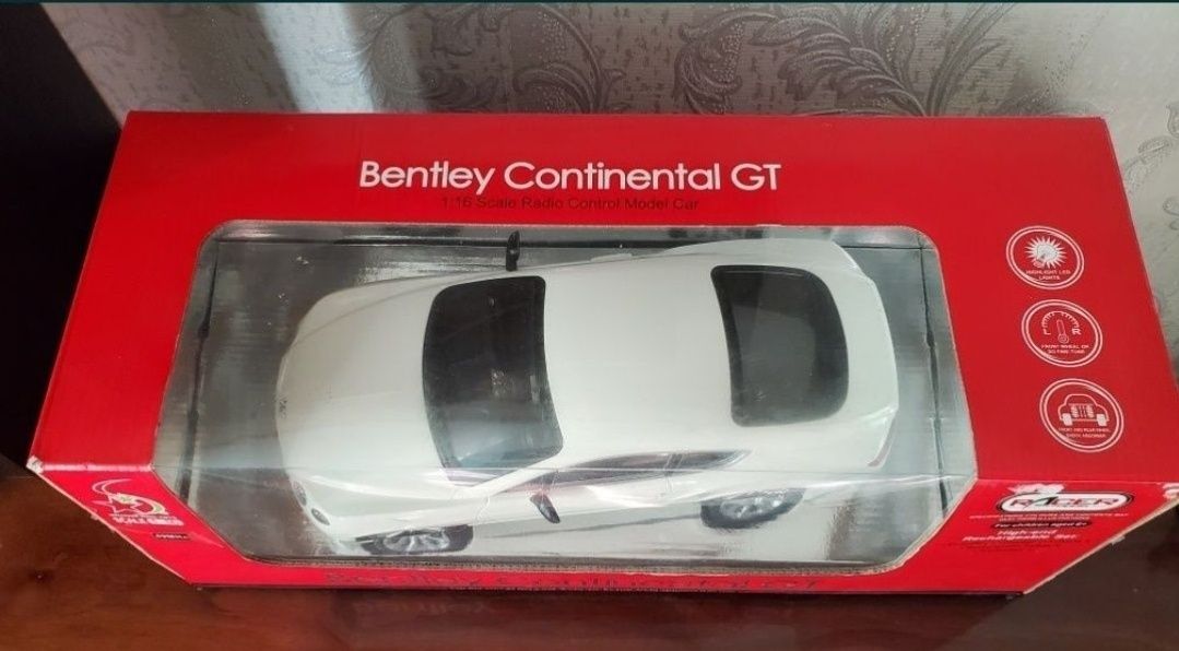 Машина на радиоуправлении/Bentley Continental GT/1:16/Новая/