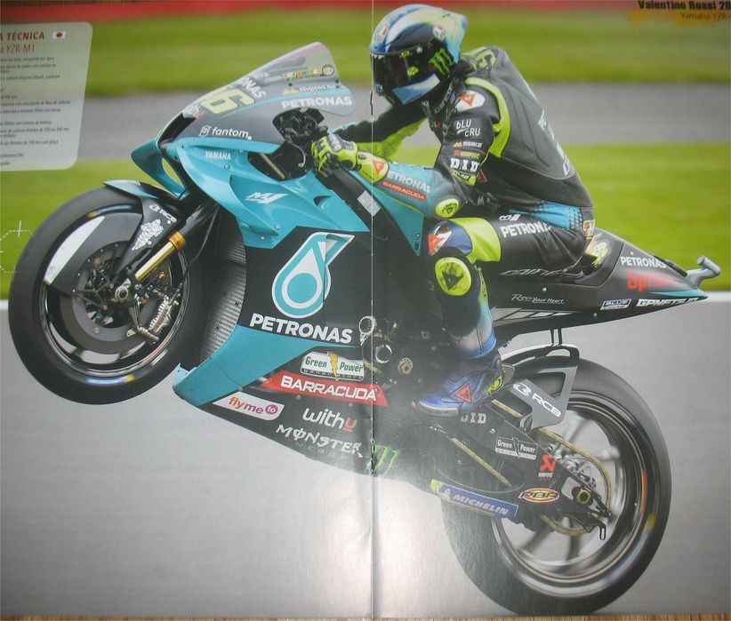 Poster - Yamaha YZR-M1 - MotoGP 2021 - Valentino Rossi