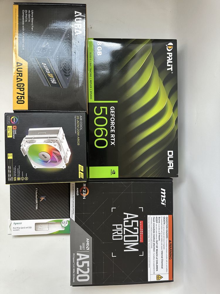 ПК rtx5060 Ryzen 5 5600 32 gb ddr4 ssd m2