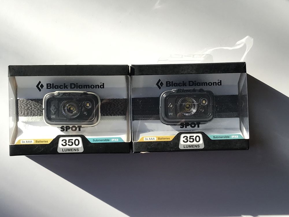 Black Diamond revolt 350 Lumen та Spot 350 Lumen,