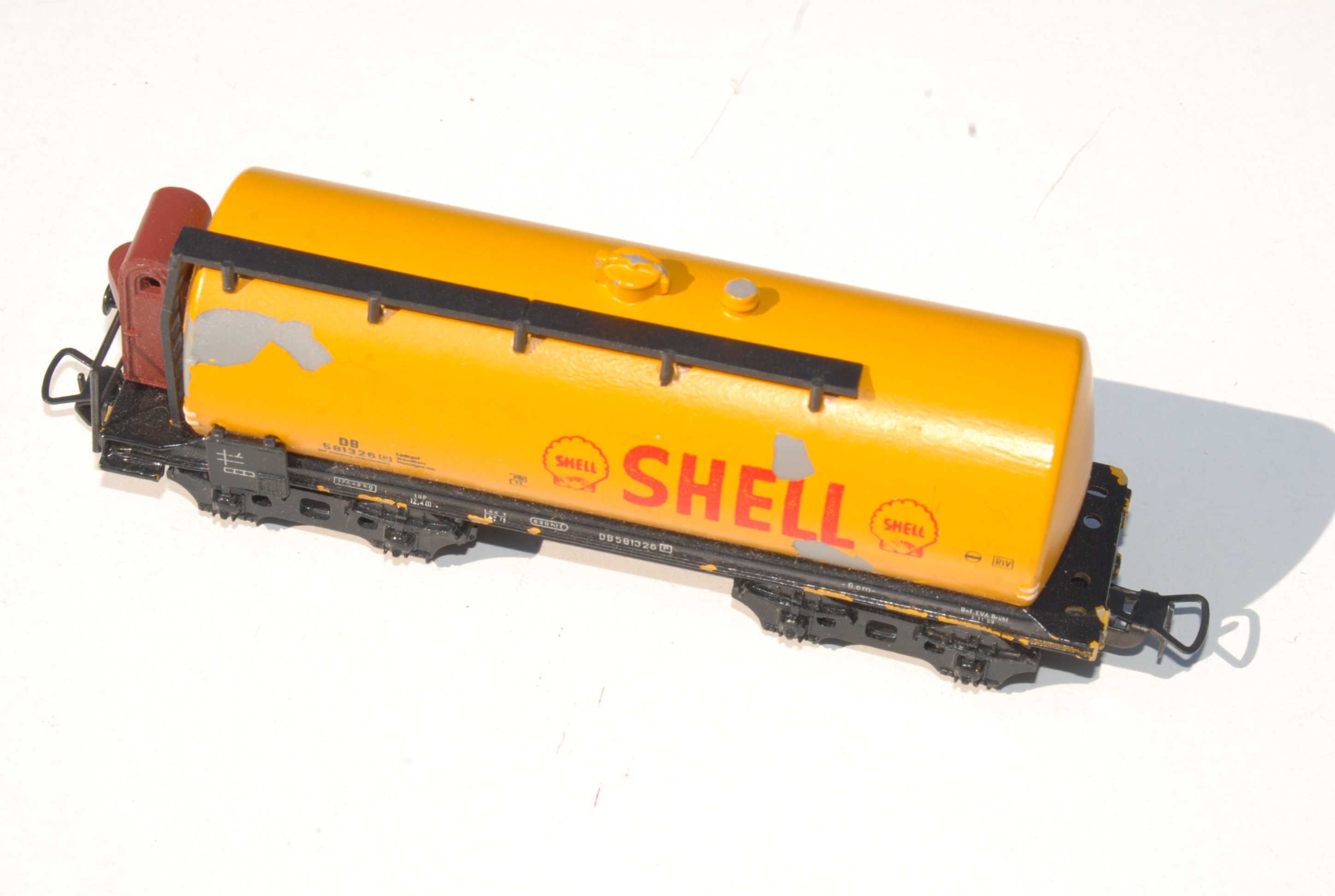Stara zabawka wagon Cysterna Shell DB 581326  unikat kolekcjonerski