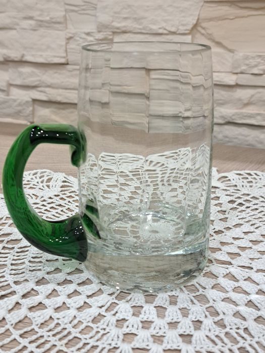 Kufel prl grube szkło