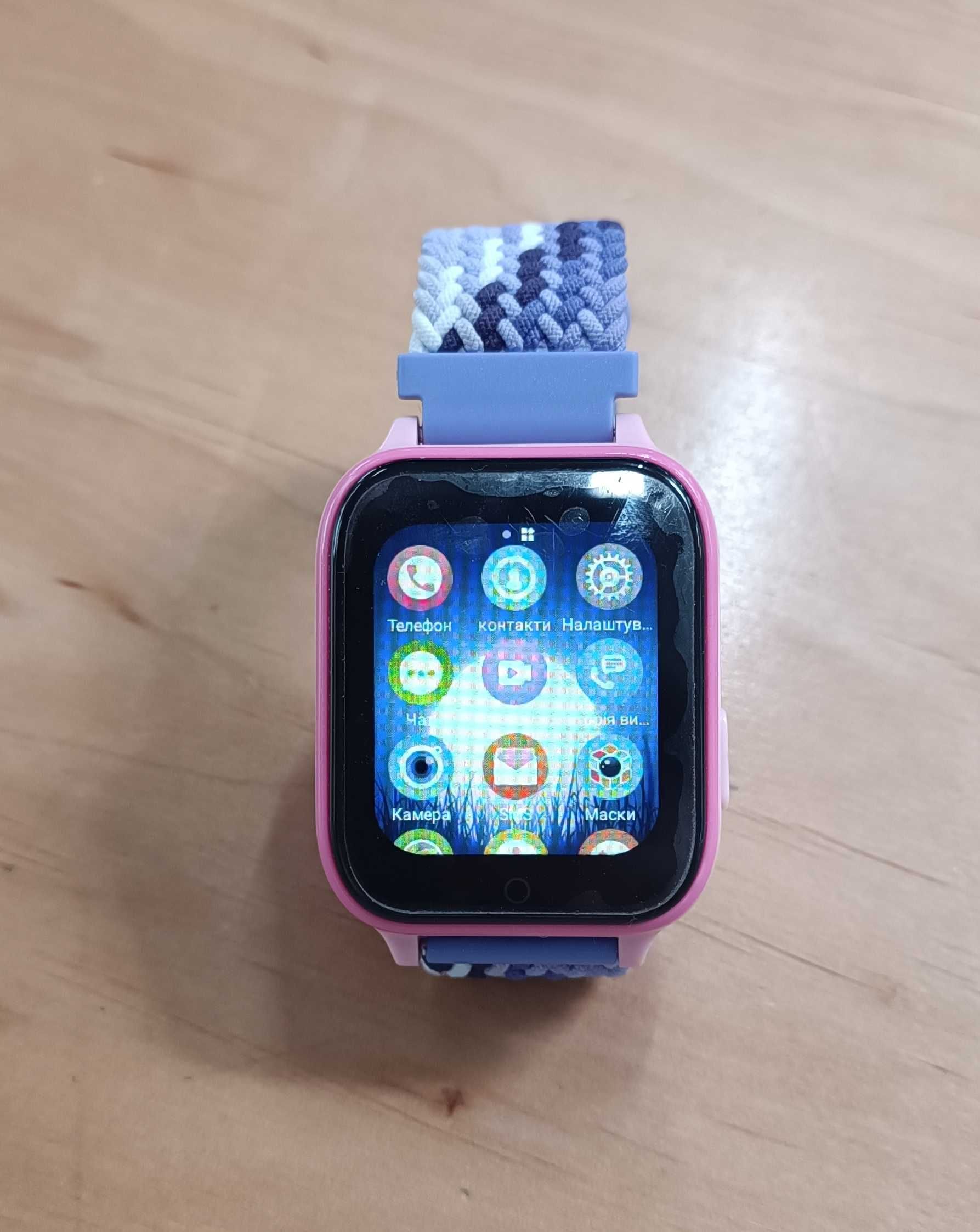 Дитячий смарт-годинник Jetix DF100 Pro Kids 4G Pink