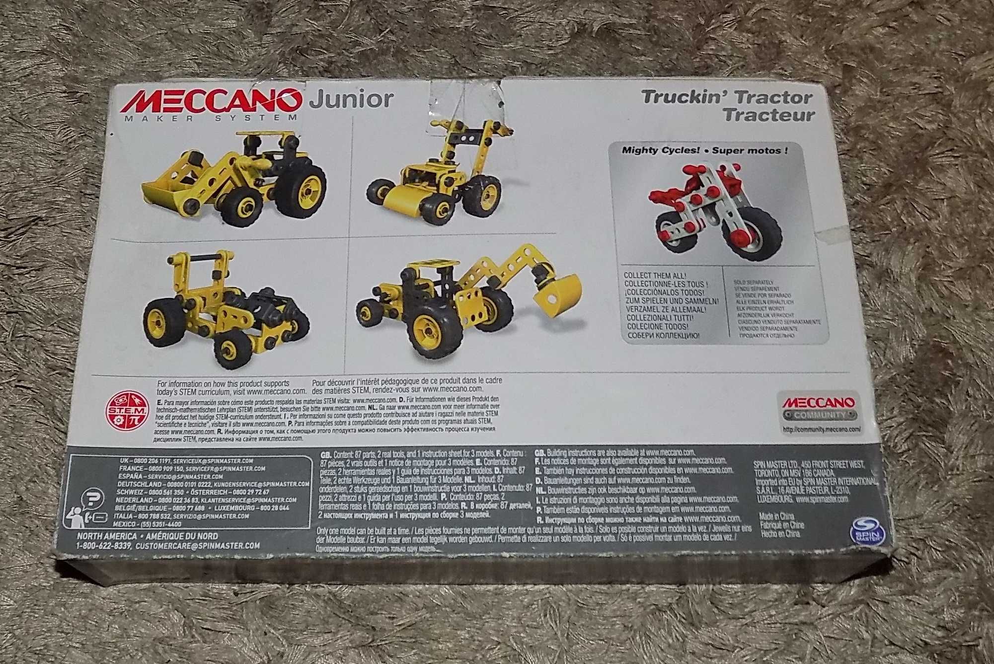 Meccano Junior Model Kit Ładowarka Koparka