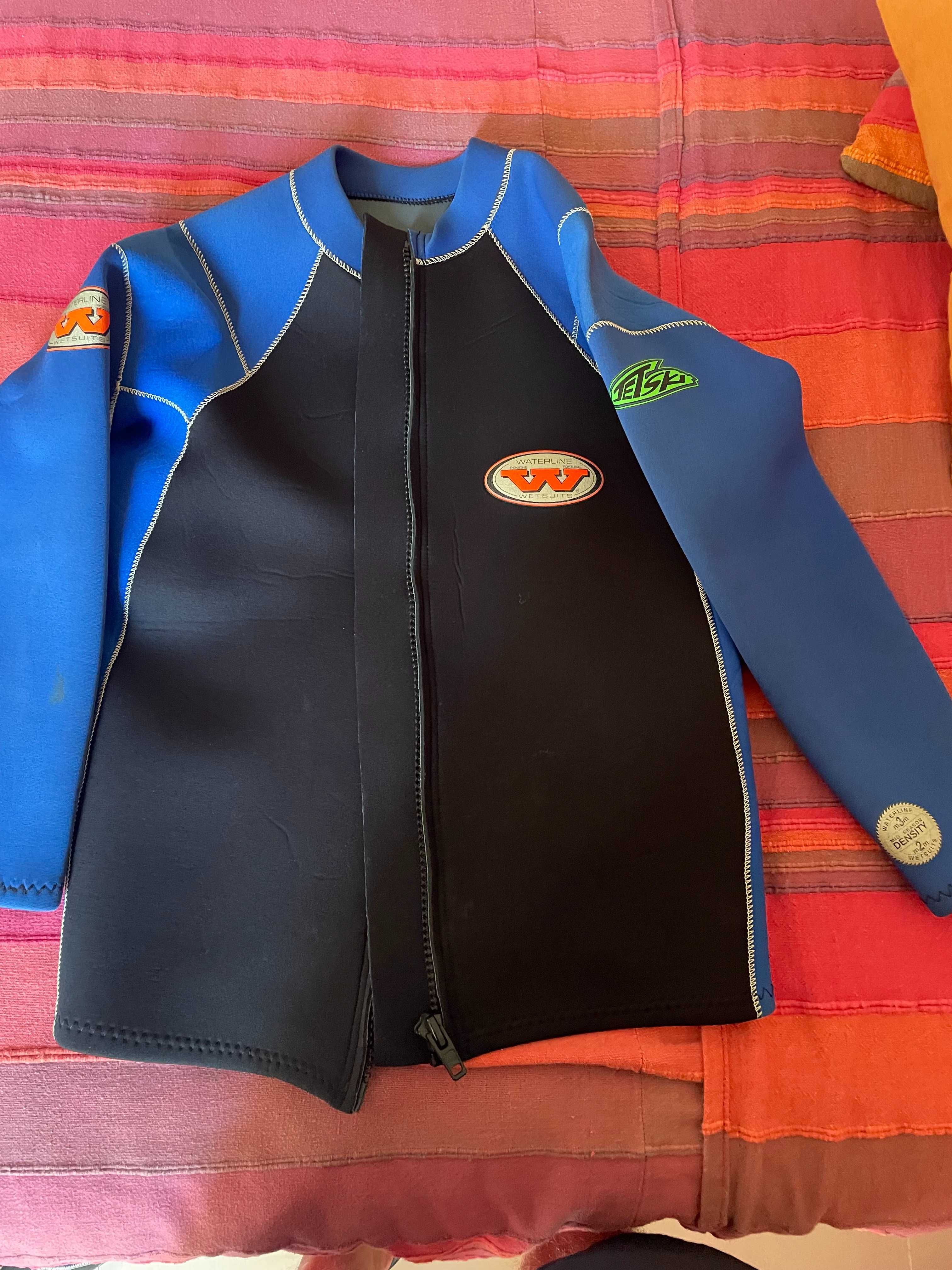 fato neoprene para mota de agua