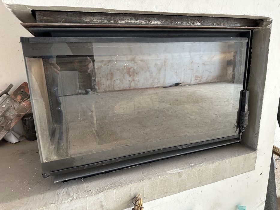 Камінна топка кутова ліва