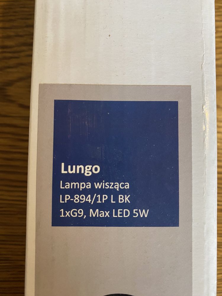 Lampa wisząca tuba czarna