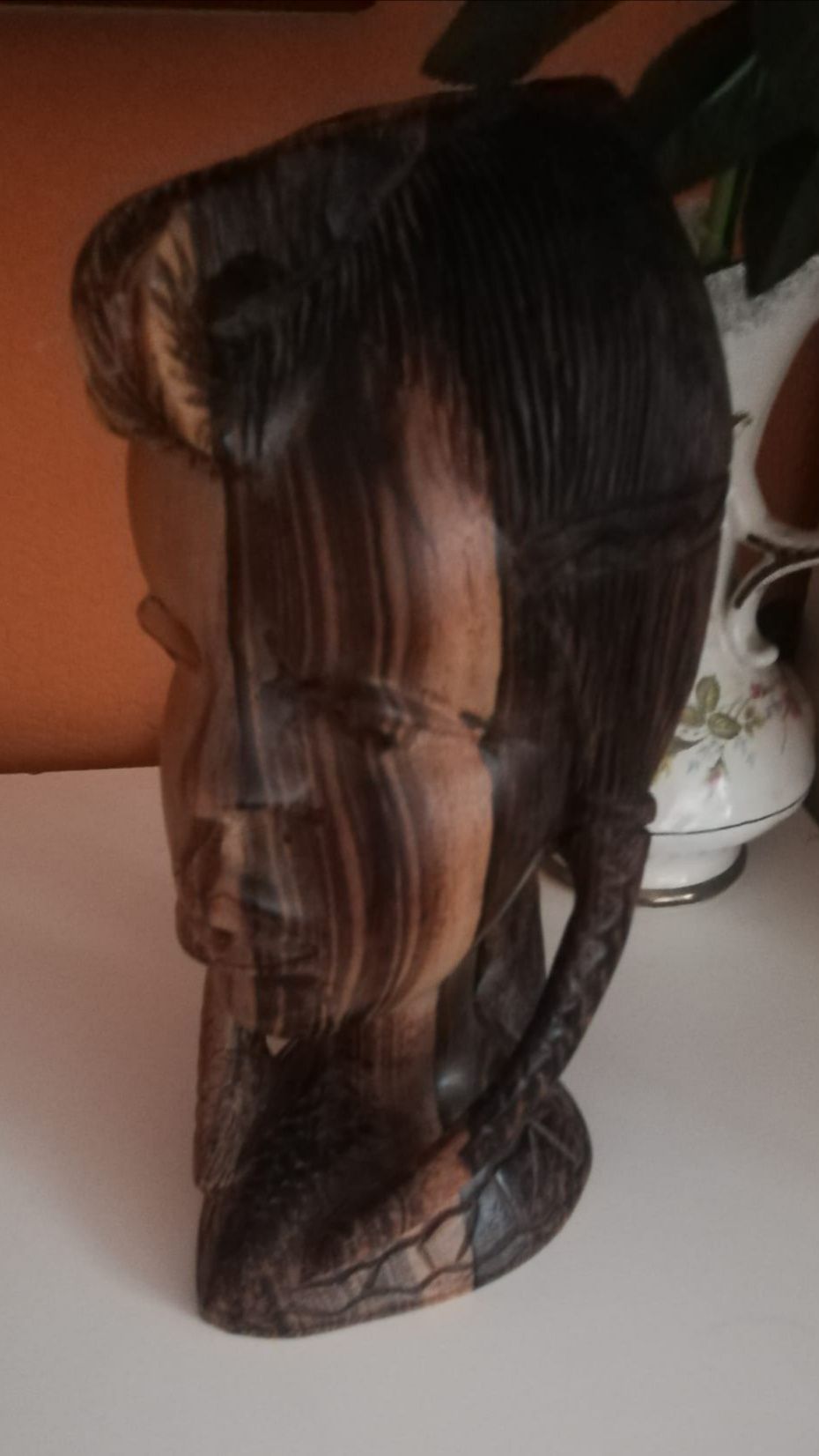 Oryginalna afrykańska figurka z drzewa hebanowego