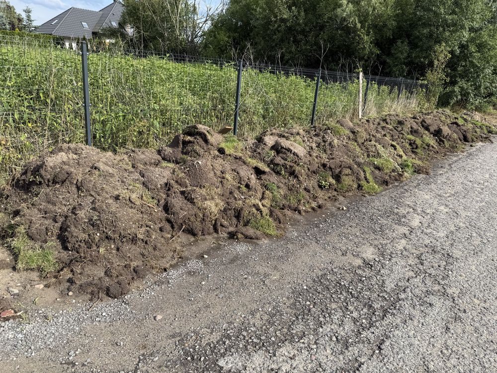 Humus Oddam za darmo Ziemie po wycięciu trawy z ogrodu 340m2