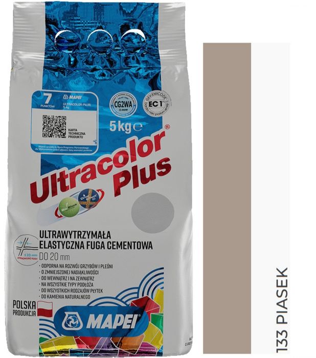 MAPEI FUGA Ultracolor Plus 133 PIASEK 5 kg elastyczna