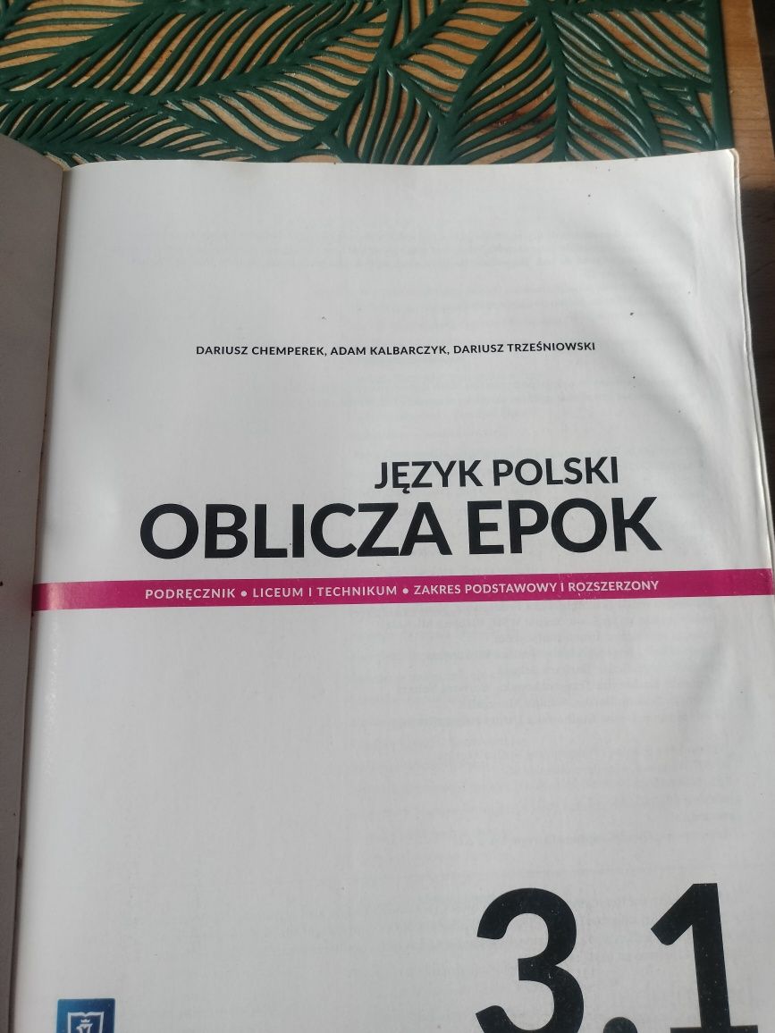 Oblicza Epok 3 Podręcznik 3 liceum ogólnokształcące