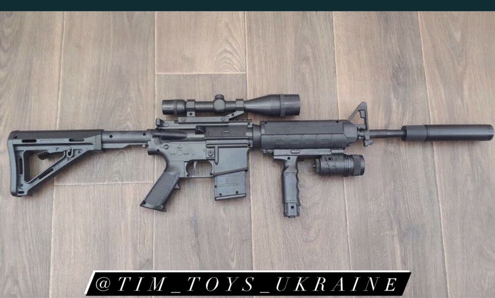 Автомат М16 з глушником Ultimate Tactical - Cyma Original\Іграшка