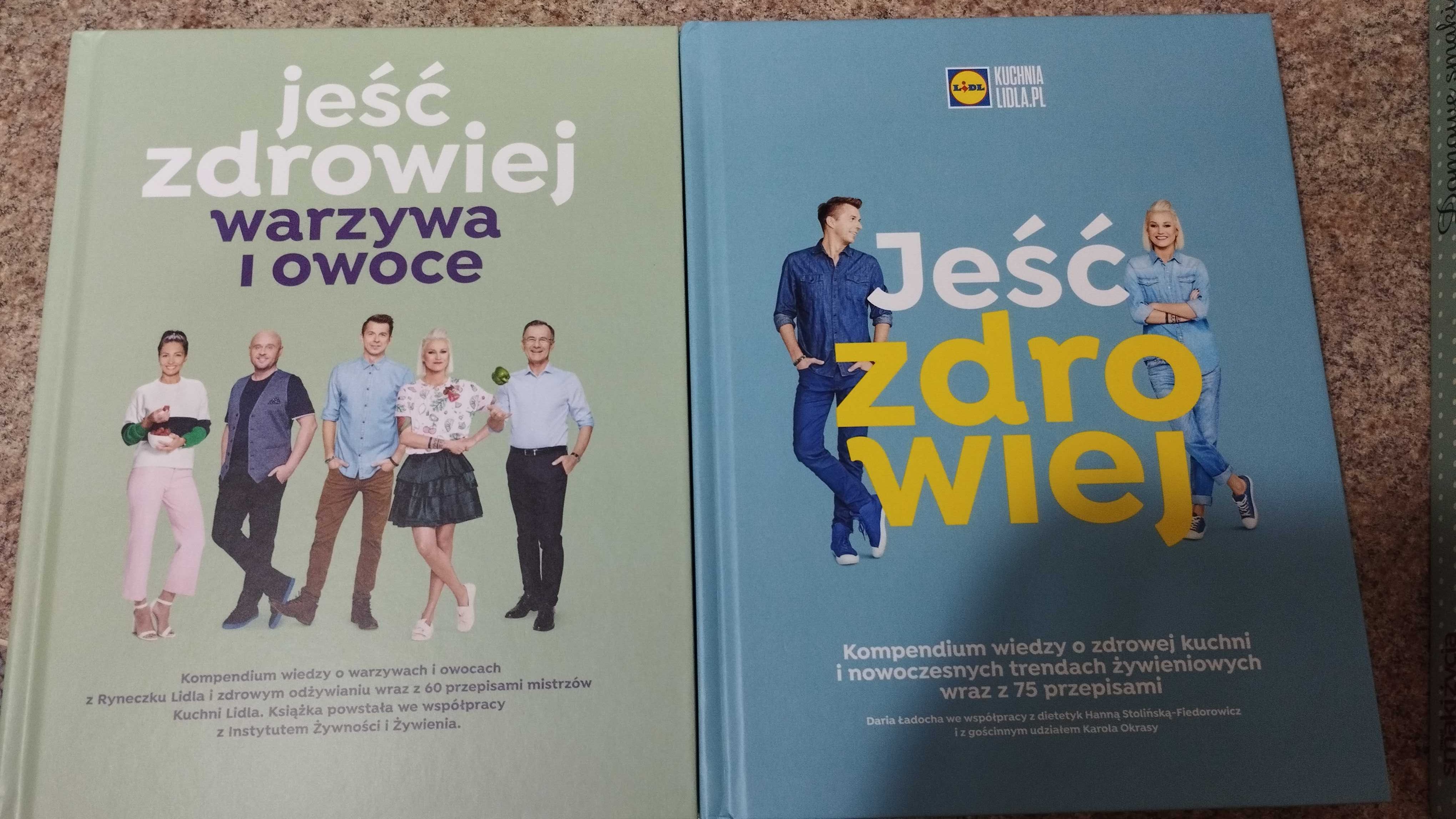 Książki "Jeść zdrowiej"cena za całość