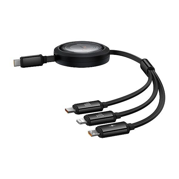 Kabel Baseus Free2Draw Cb zwijany Usb-c - Lightning / Usb-c / micro Us