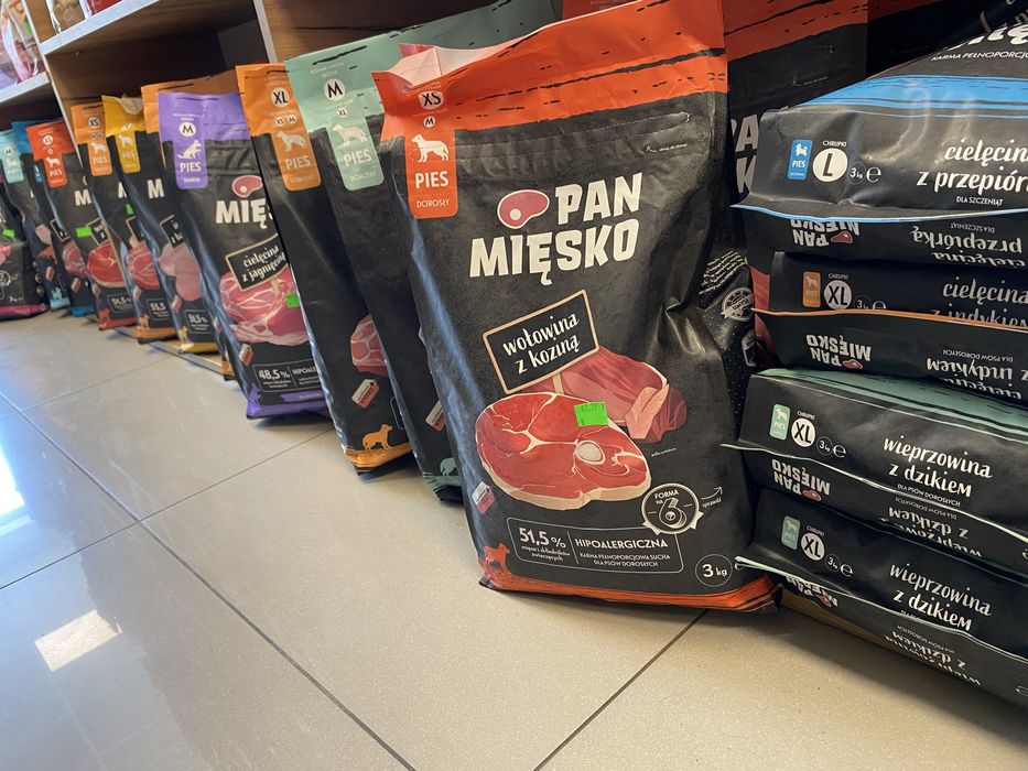 Pan mięsko sucha karma dla psa 3 kg indyk z bażantem mały pies S