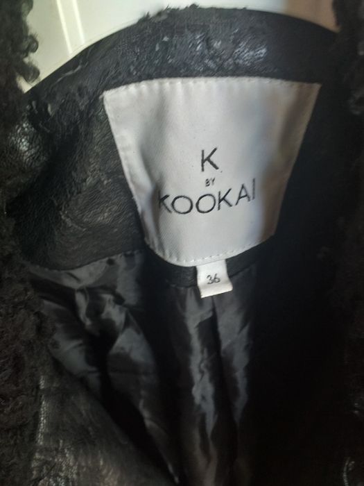 Blusão de mulher pêlo e napa da kookai