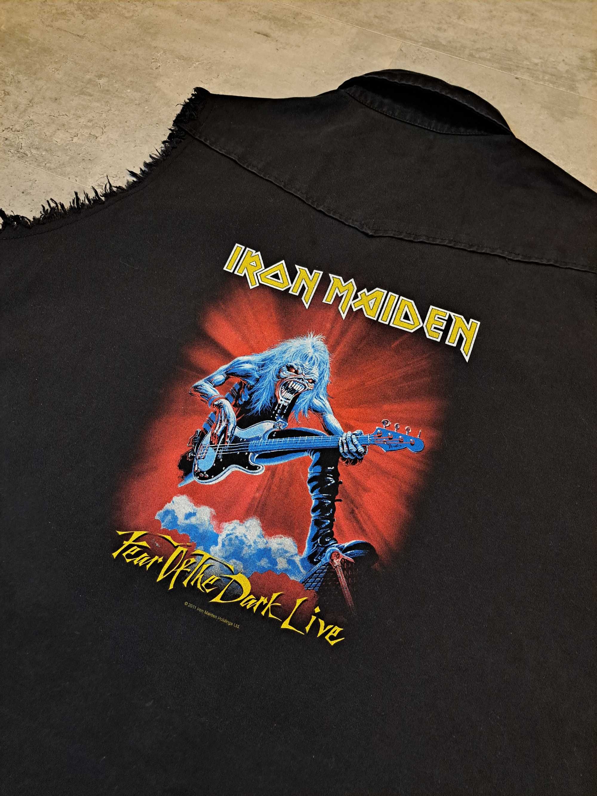 Vintage Kamizelka Iron Maiden Fear of The Dark Live