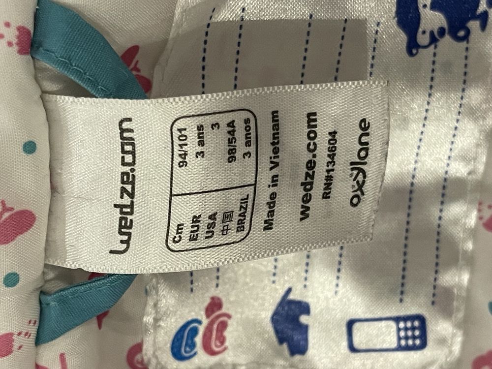 Kurtka narciarska dziewczęca
