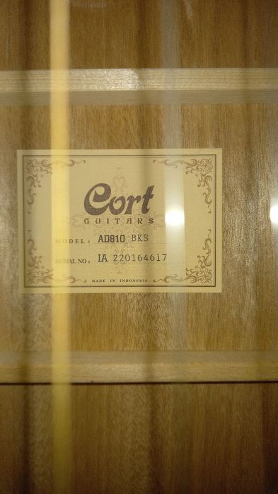 Акустична гітара CORT AD810 (Black)