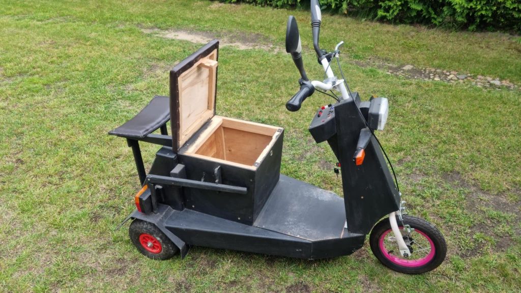 Pojazd wózek elektryczny dla dorosłych samoróbka