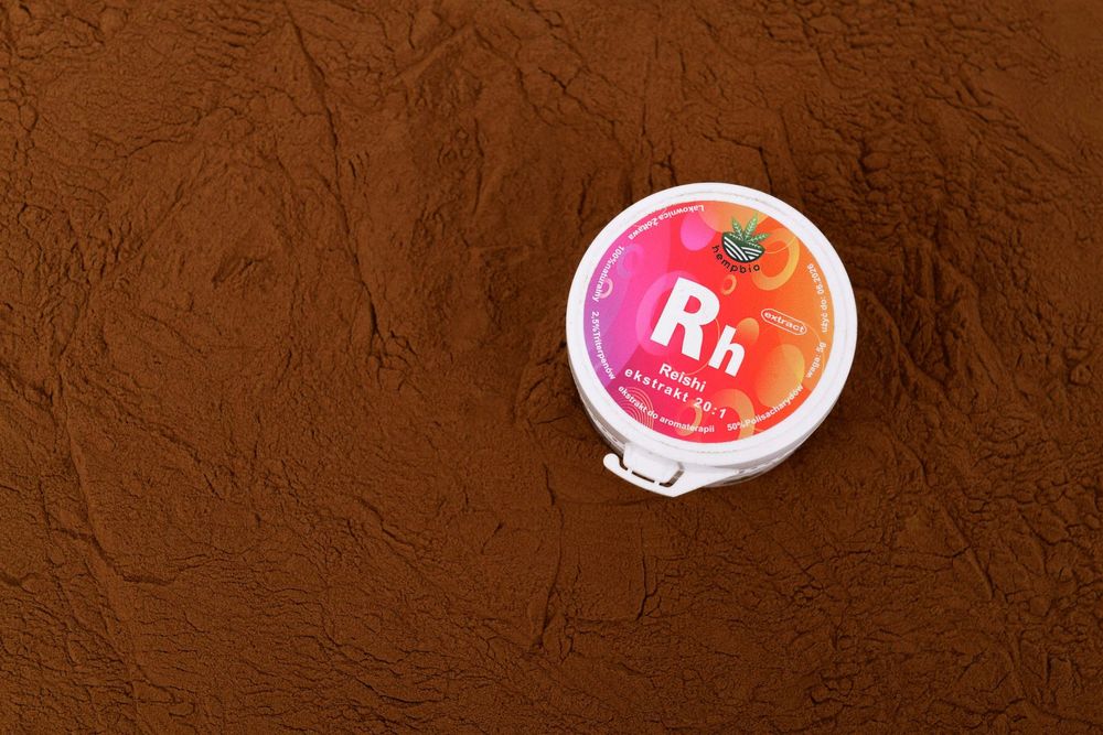 Reishi Ekstrakt 20:1 Lakownica Żółtawa 20X Odporność Polisacharydy 50%