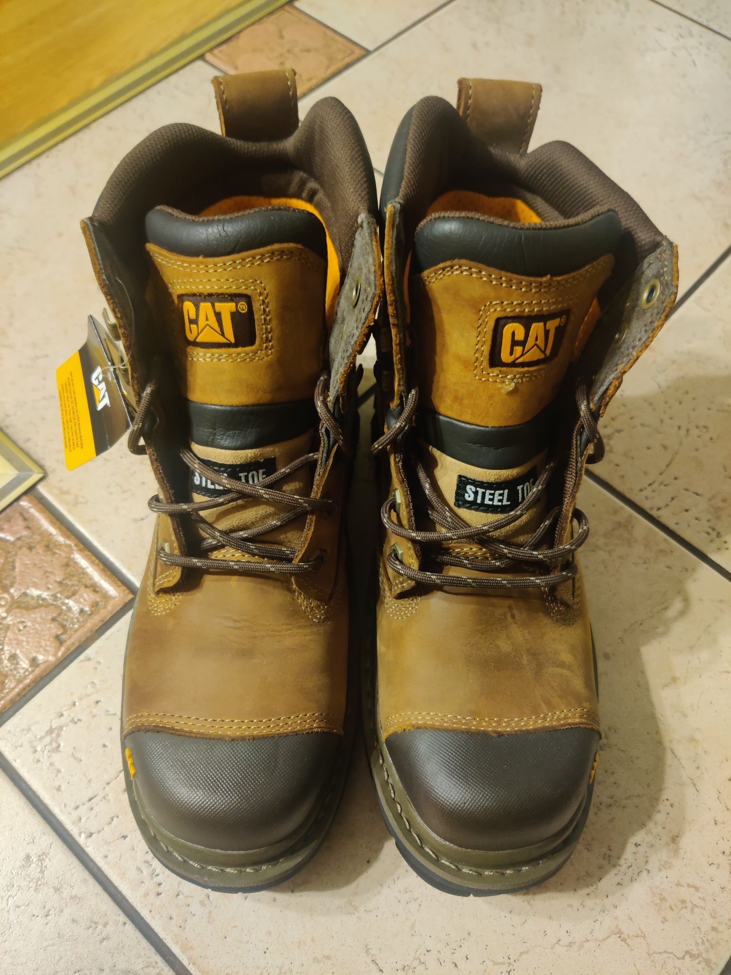 Buty BHP robocze nowe Cat Caterpillar Gravel 6" inch ST S3 HR