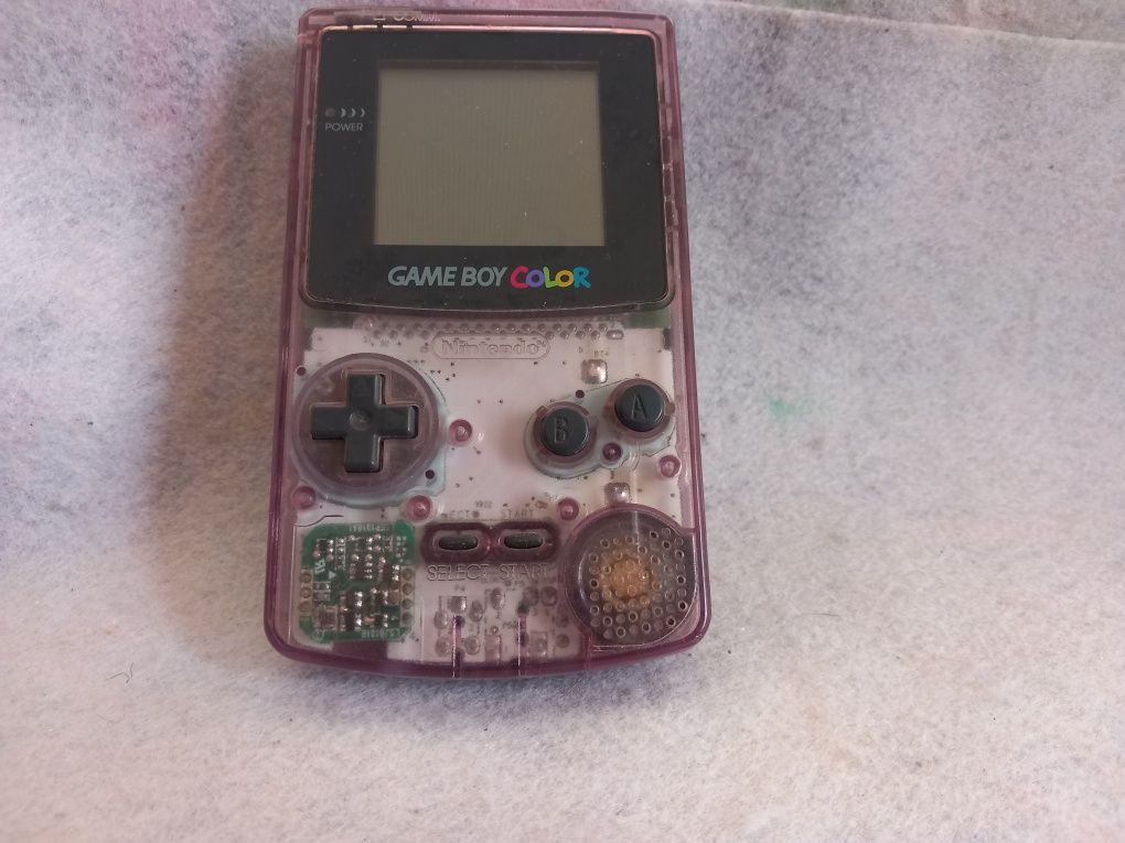 Gameboy color com jogo e bolsa de pokemon