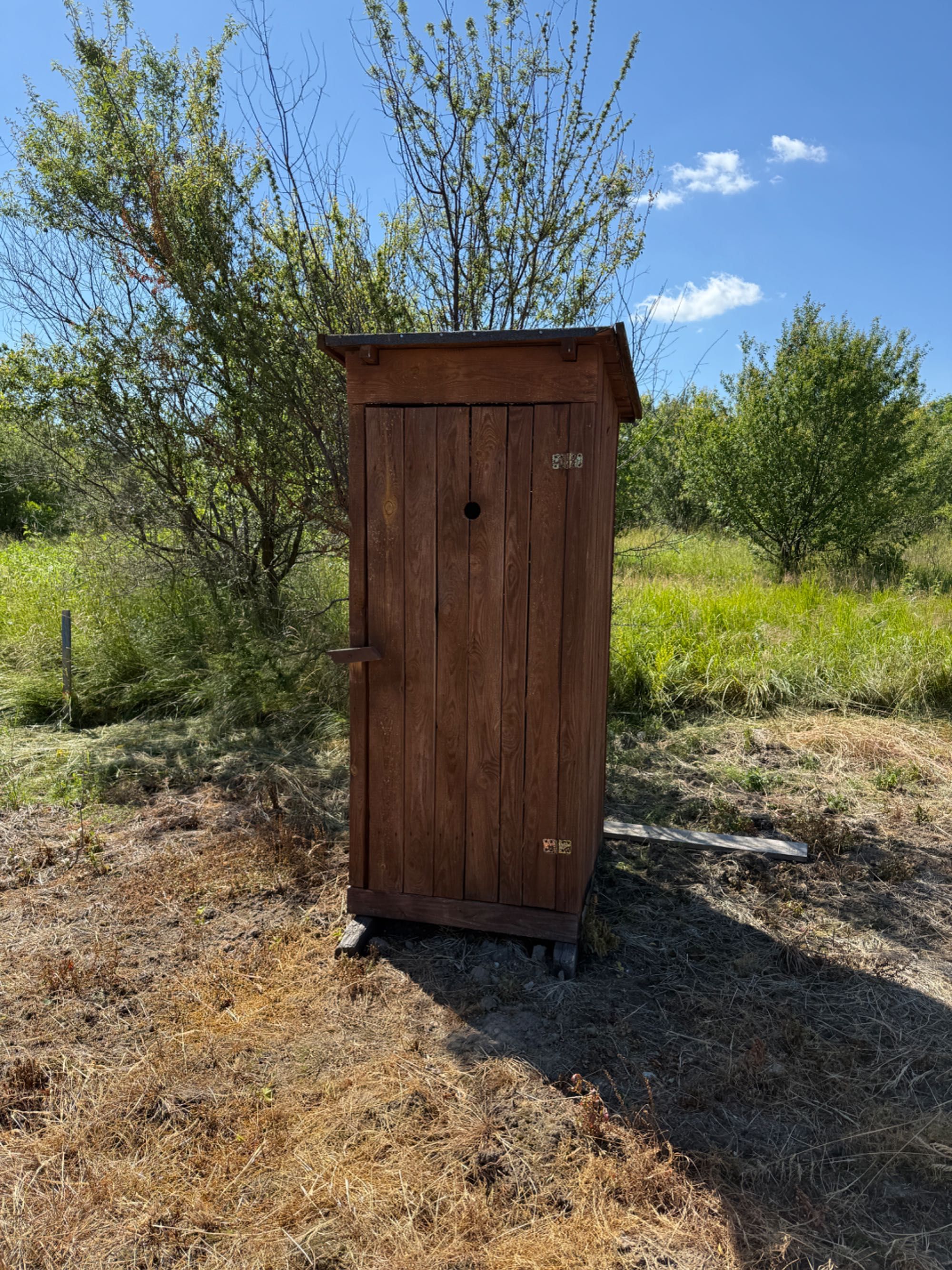 Wc drewniane na budowę