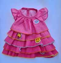 Nowe ubranko sukienka dla lalki baby born