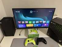 Xbox series X 1tb + dwa pady oraz gra hogwarts legacy