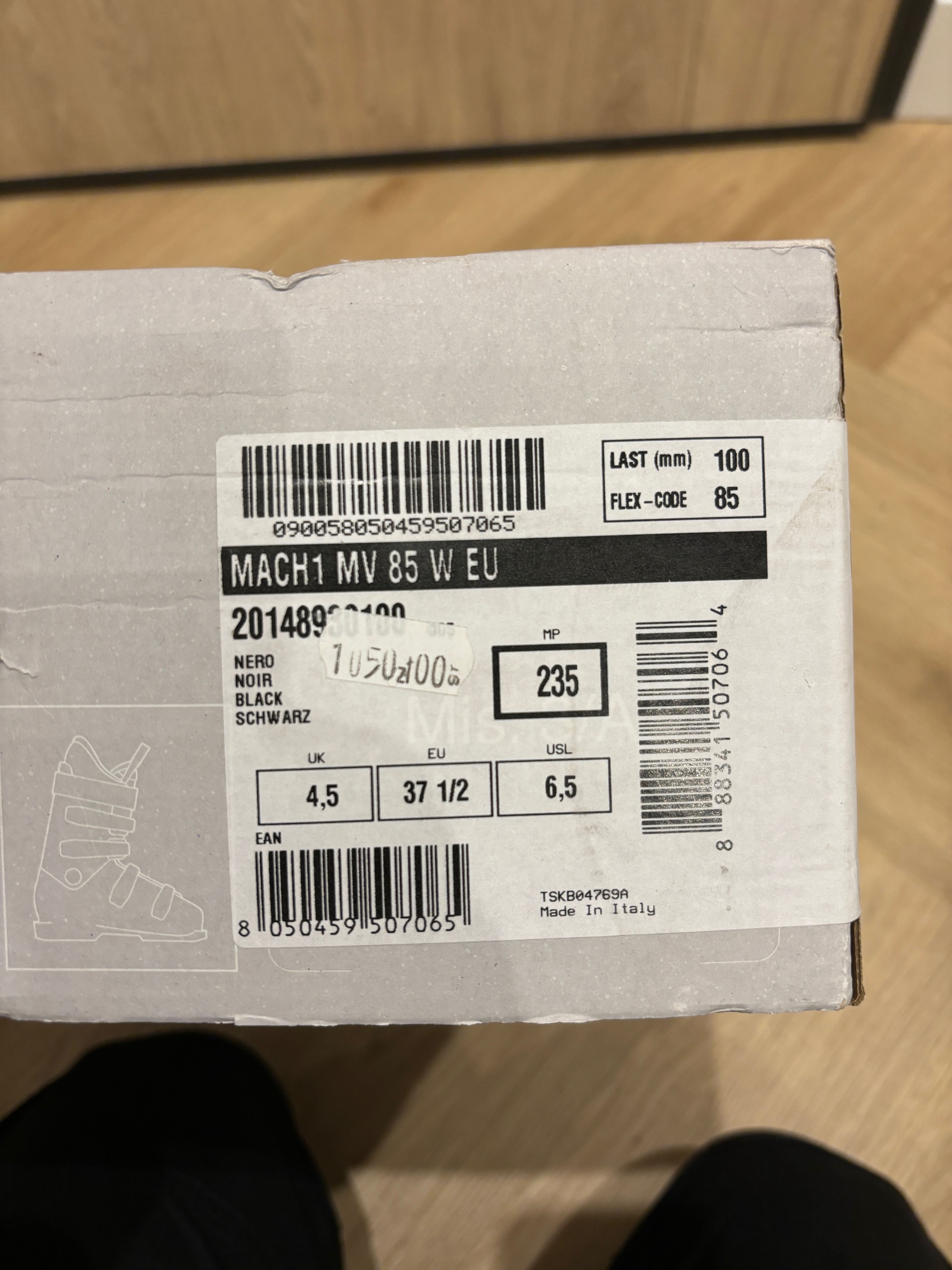 Buty narciarskie damskie Tecnica Mah 1 MW 85 W rozmiar 37,5 flex 85