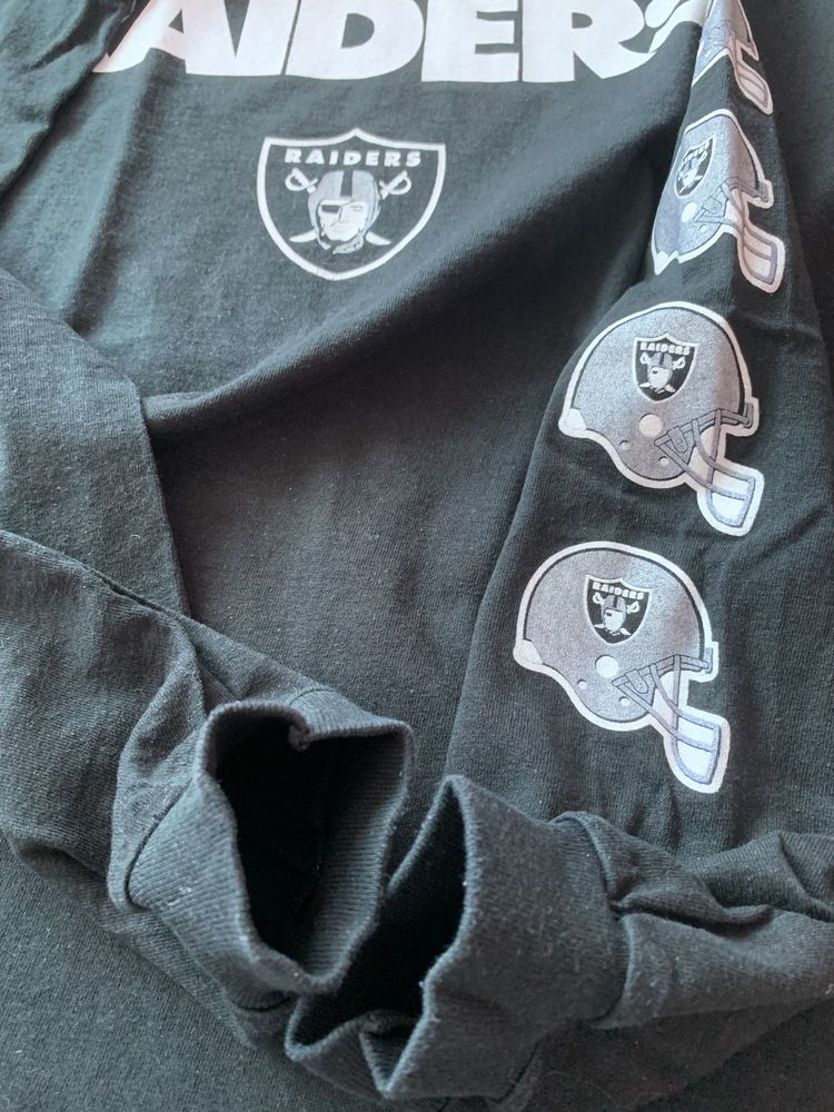 Koszulka NFL Raiders z dlugim rękawem/longsleeve z USA