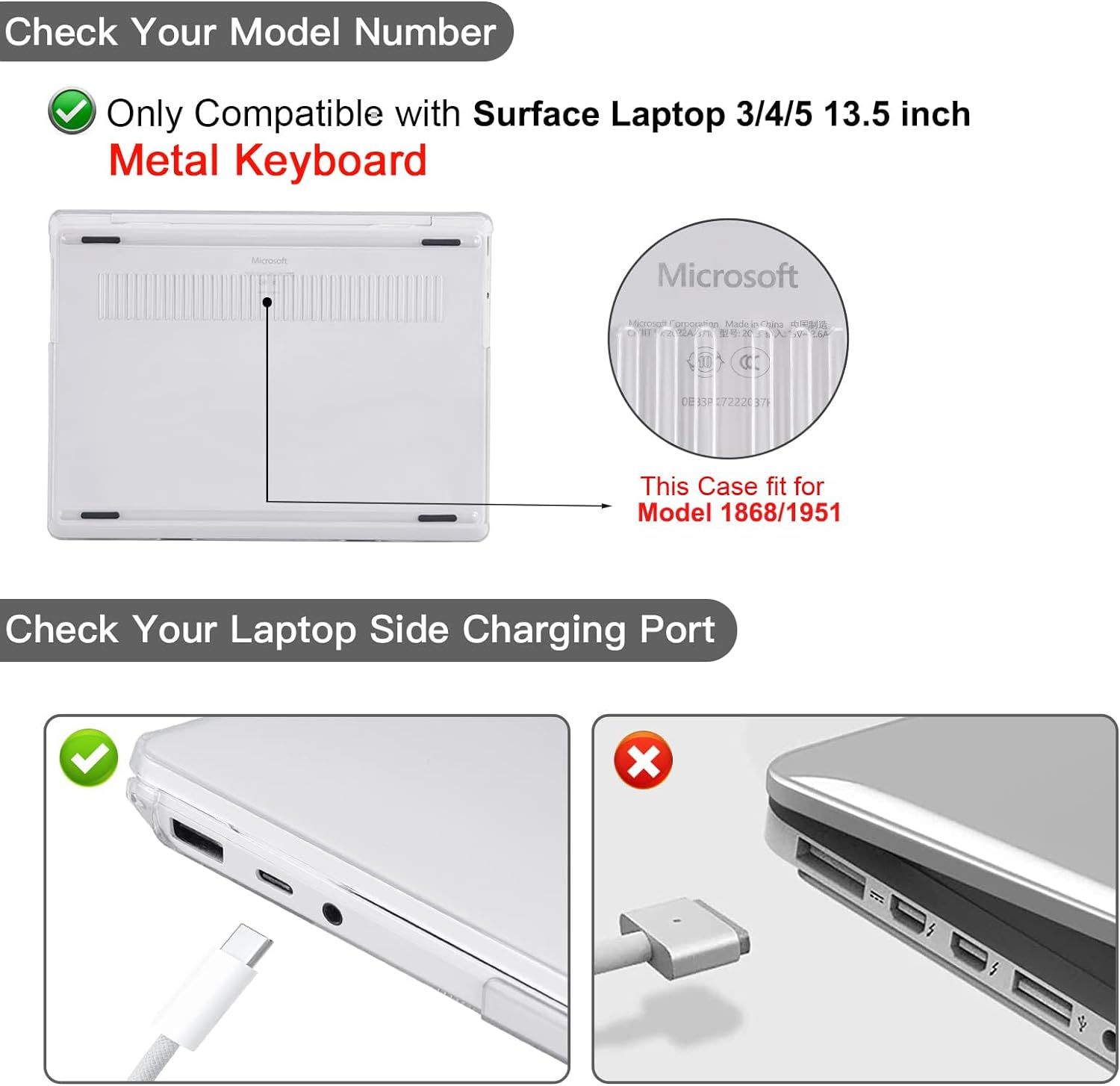 blueswan etui do microsoft surface laptop 3/4/5 13,5 cala vv