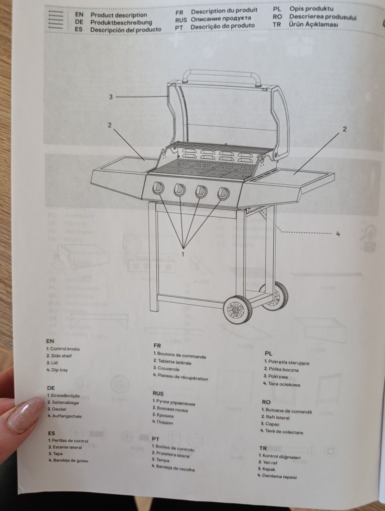 Grill gazowy GoodHome Tarhar