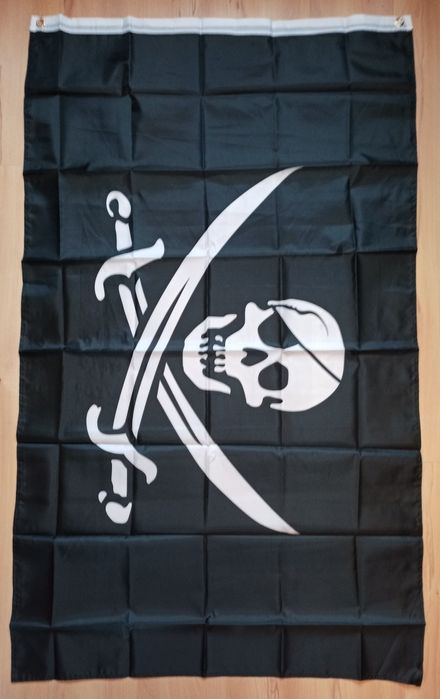 Nowa flaga piracka 90x150 loft vinted ozdoba bar club oldschool