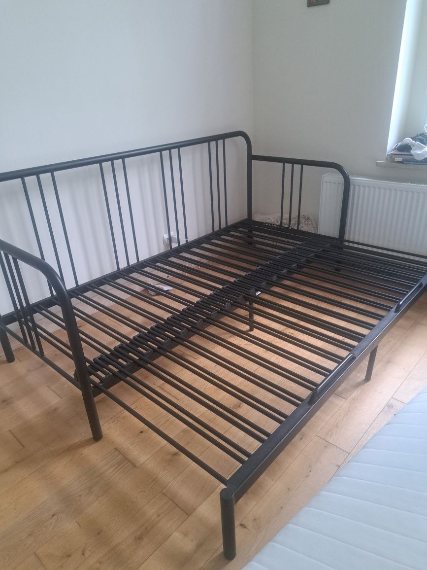 Rama łóżka ikeal czarne metal