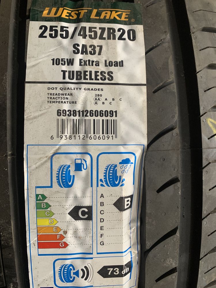 (1шт) нове 255/45R20 Westlake SA37 (105W XL) літня шина