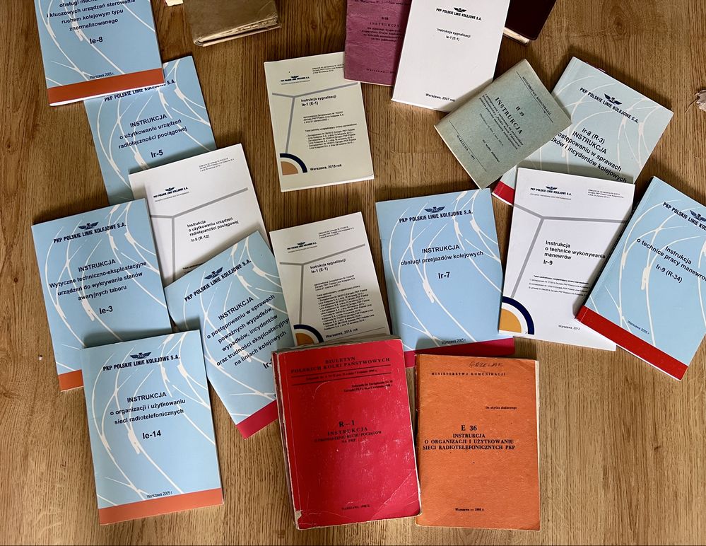Instrukcje kolejowe PKP dla miłośnika kolei kolejarza