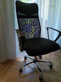 Fotel / krzesło biurowe BILLUM czarny używany