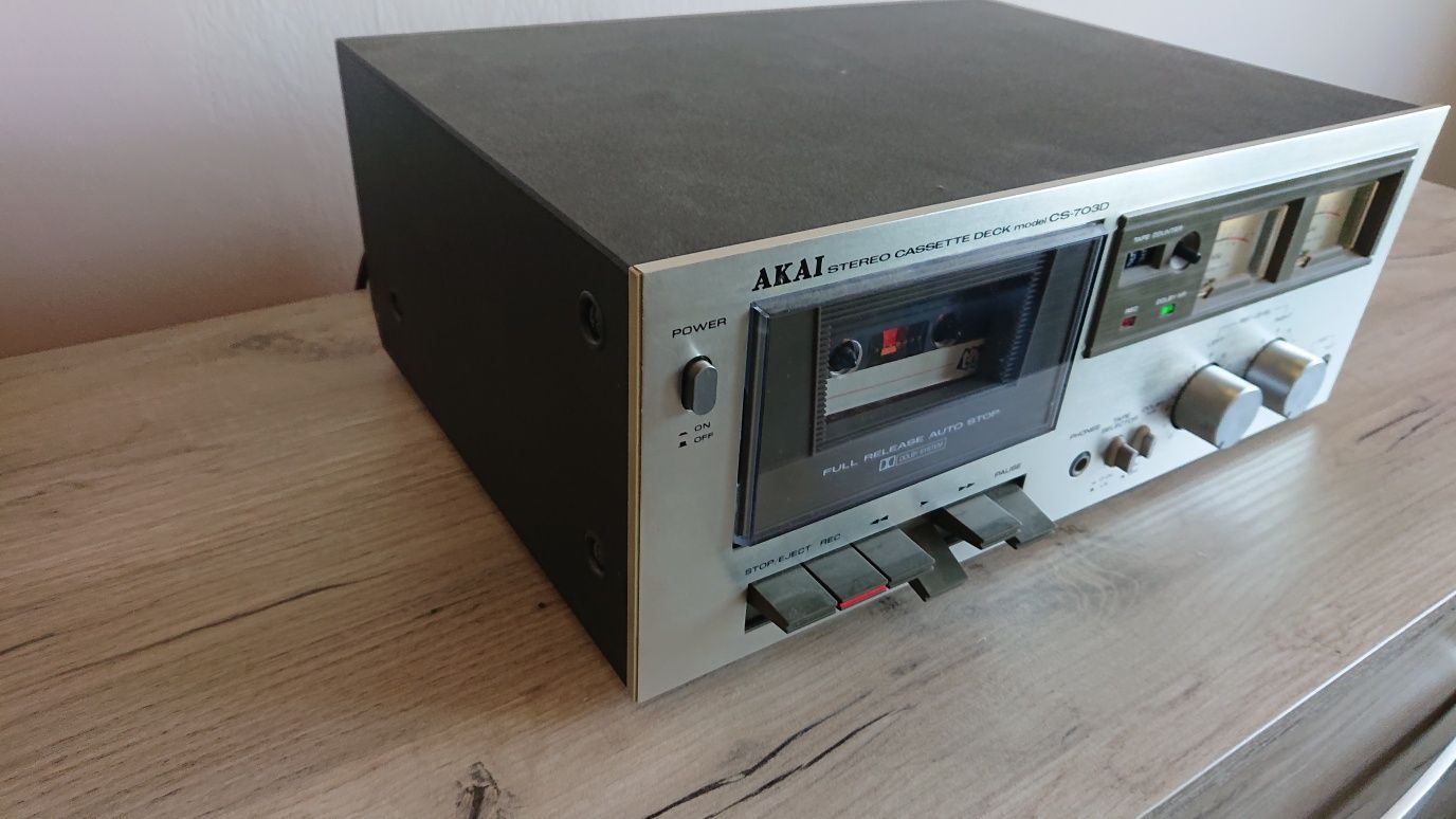 Magnetofon Akai CS - 703d z lat 70.