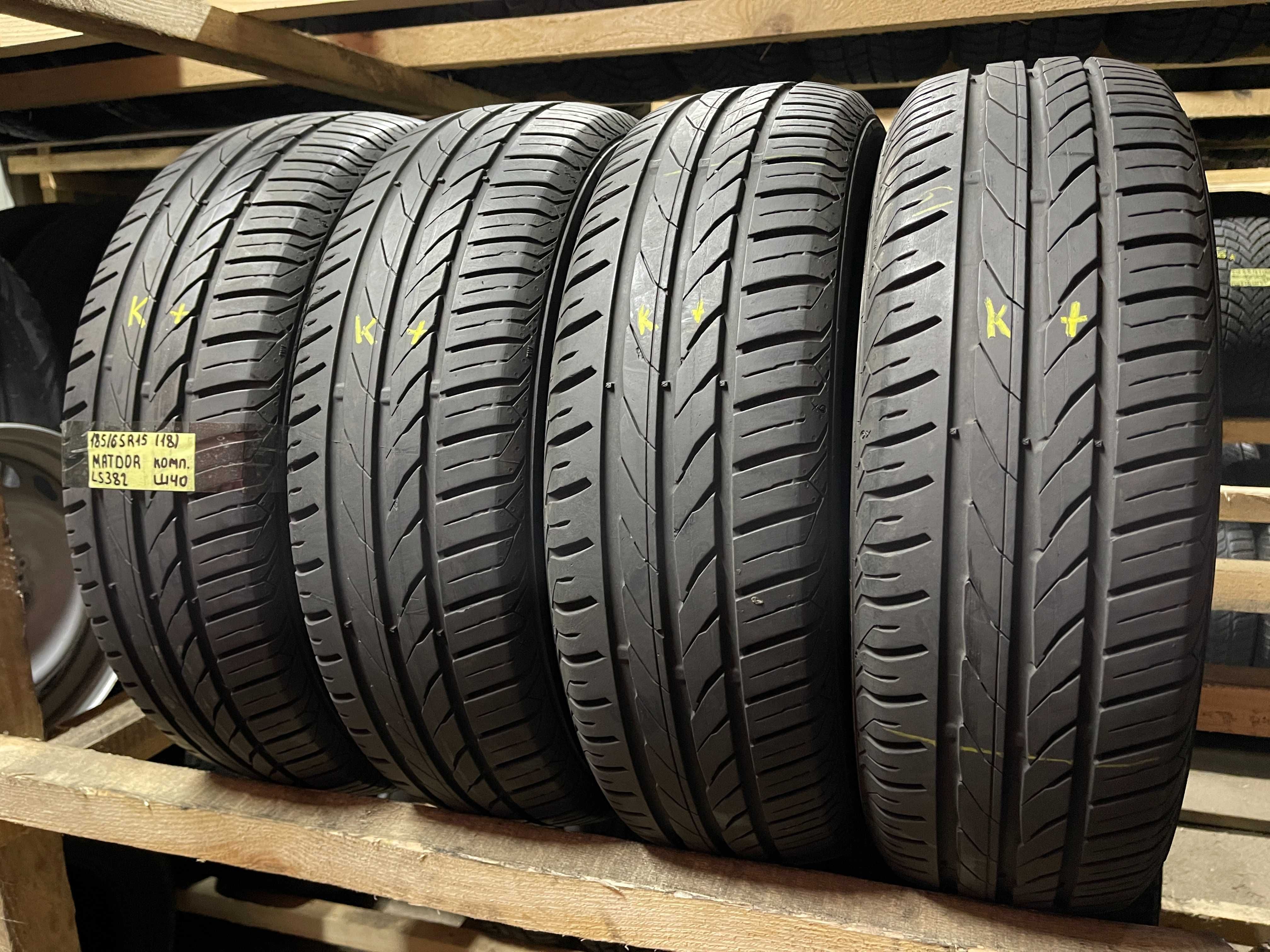 LS382 Літні шини 185/65r15 Matador комплект резина р15