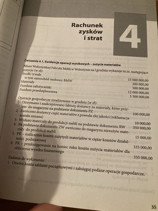 Rachunkowość część 1 zeszyt ćwiczeń 2 i rozwiązania