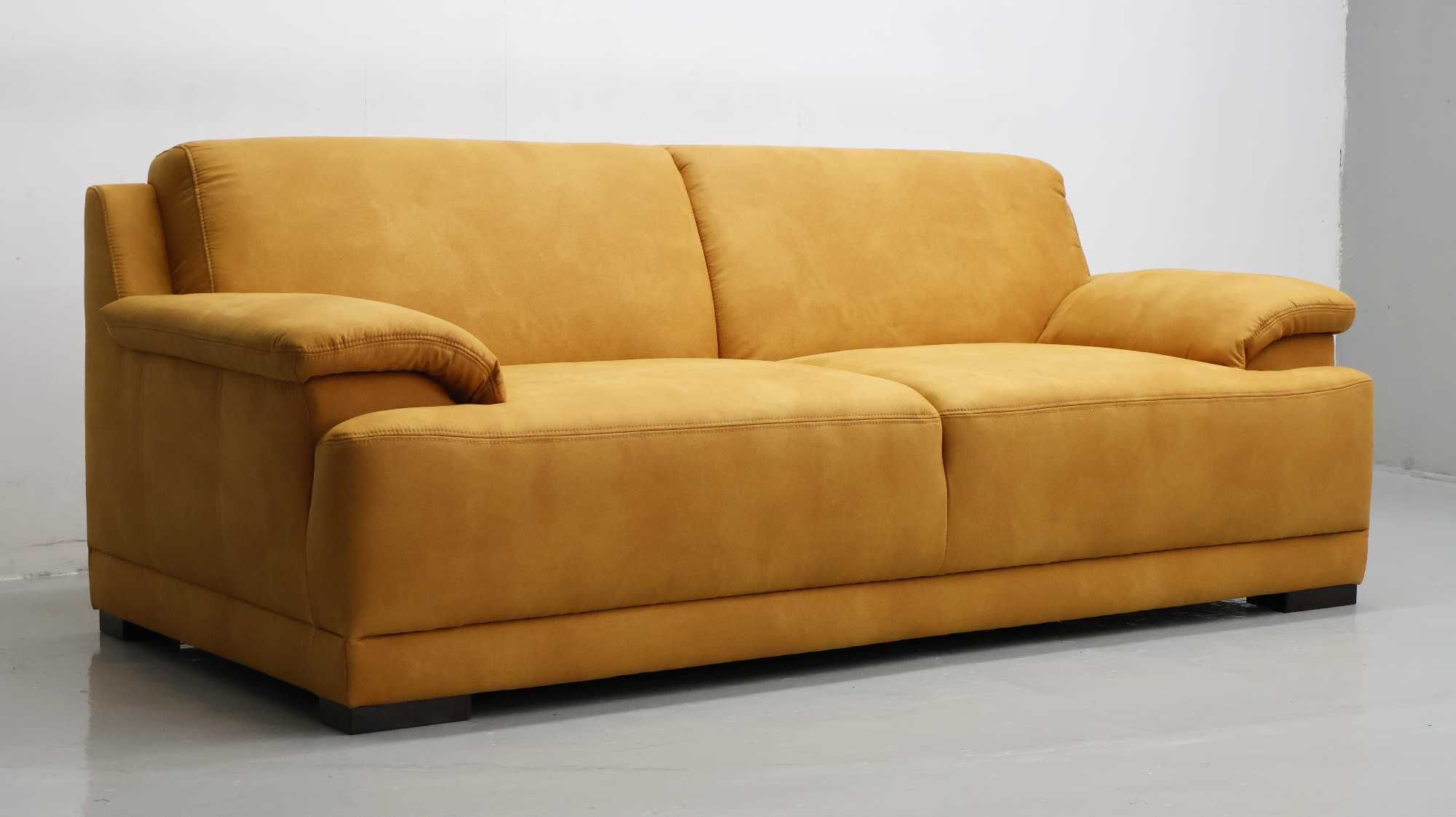 TFH nowoczesna sofa 3- osobowa KANAPA tkanina ZAMSZOWA salon