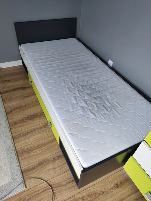 Łóżko młodzieżowe z szufladą 204x9 firmy Almer
