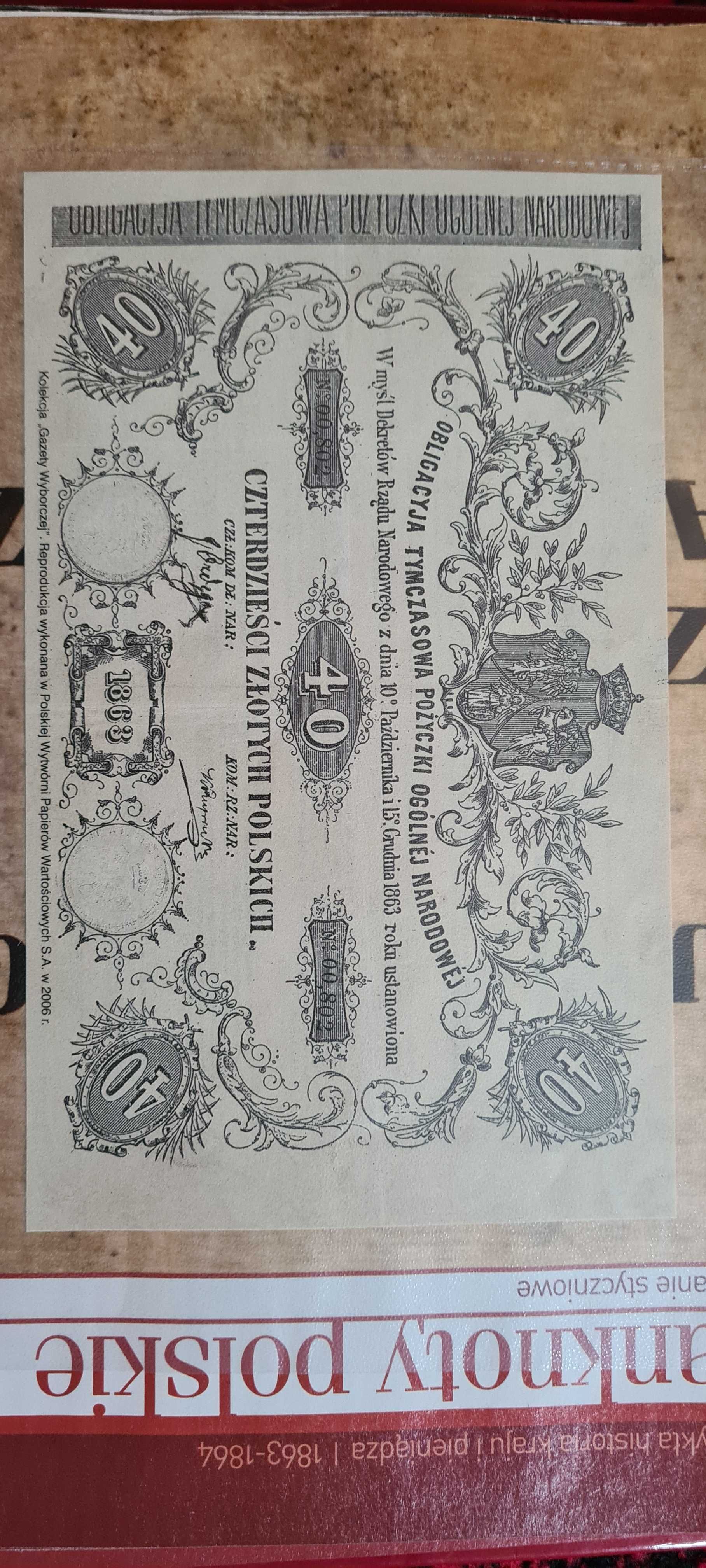 Banknoty polskie album historia kraju i pieniądza z banknotami