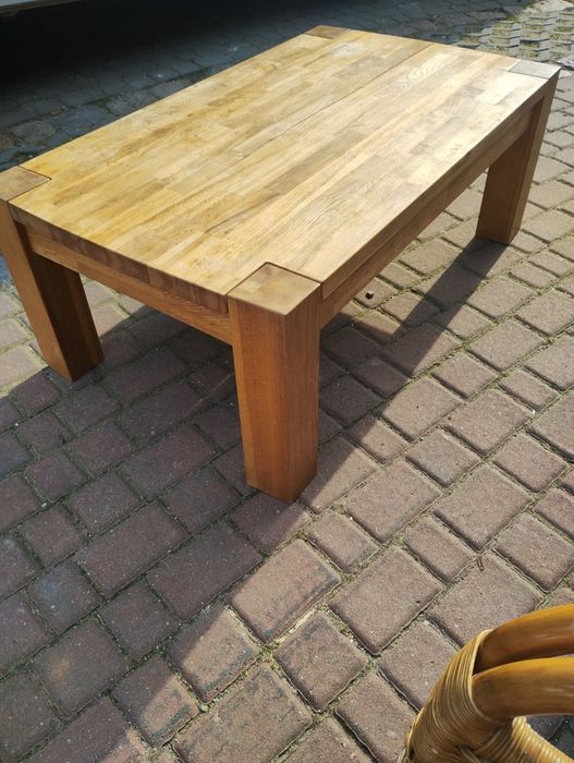 Ława dębowa stolik