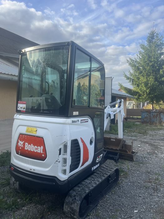 Minikoparka koparka Bobcat E17 long 3 lyzki super stan jcb kubota