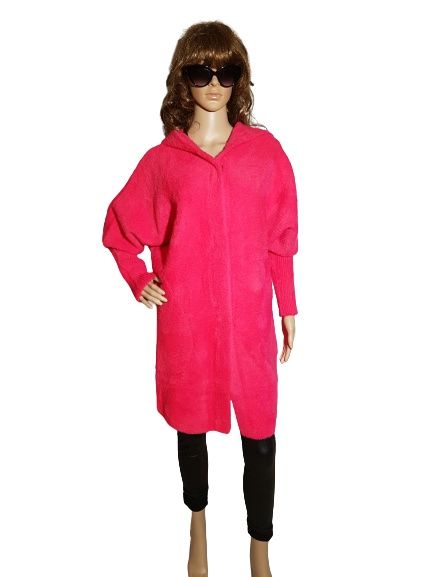 Płaszcz Alpaka z kapturem