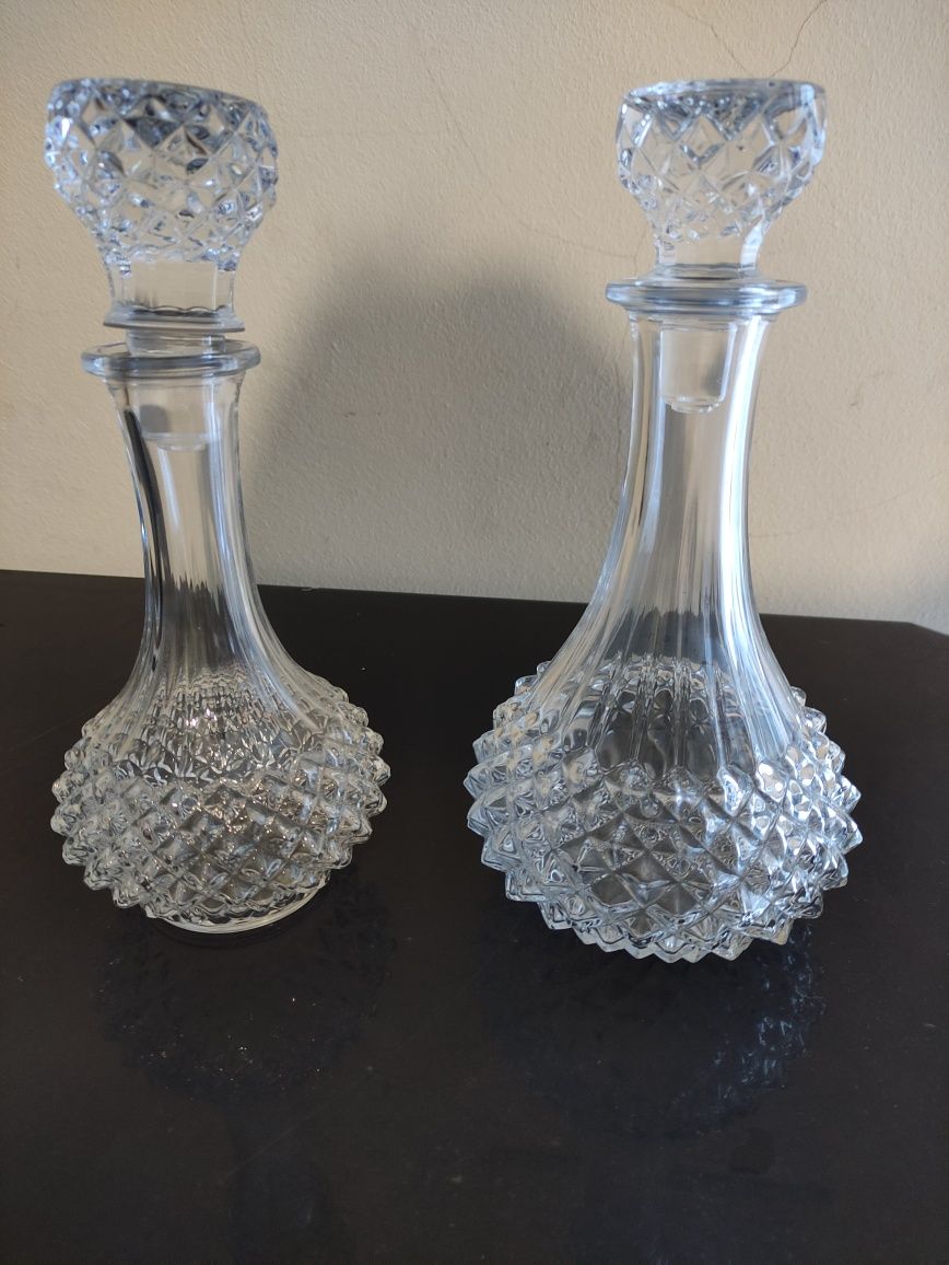 Garrafas de cristal